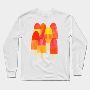 Ice Lollies and Popsicles Food Art Long Sleeve T-Shirt